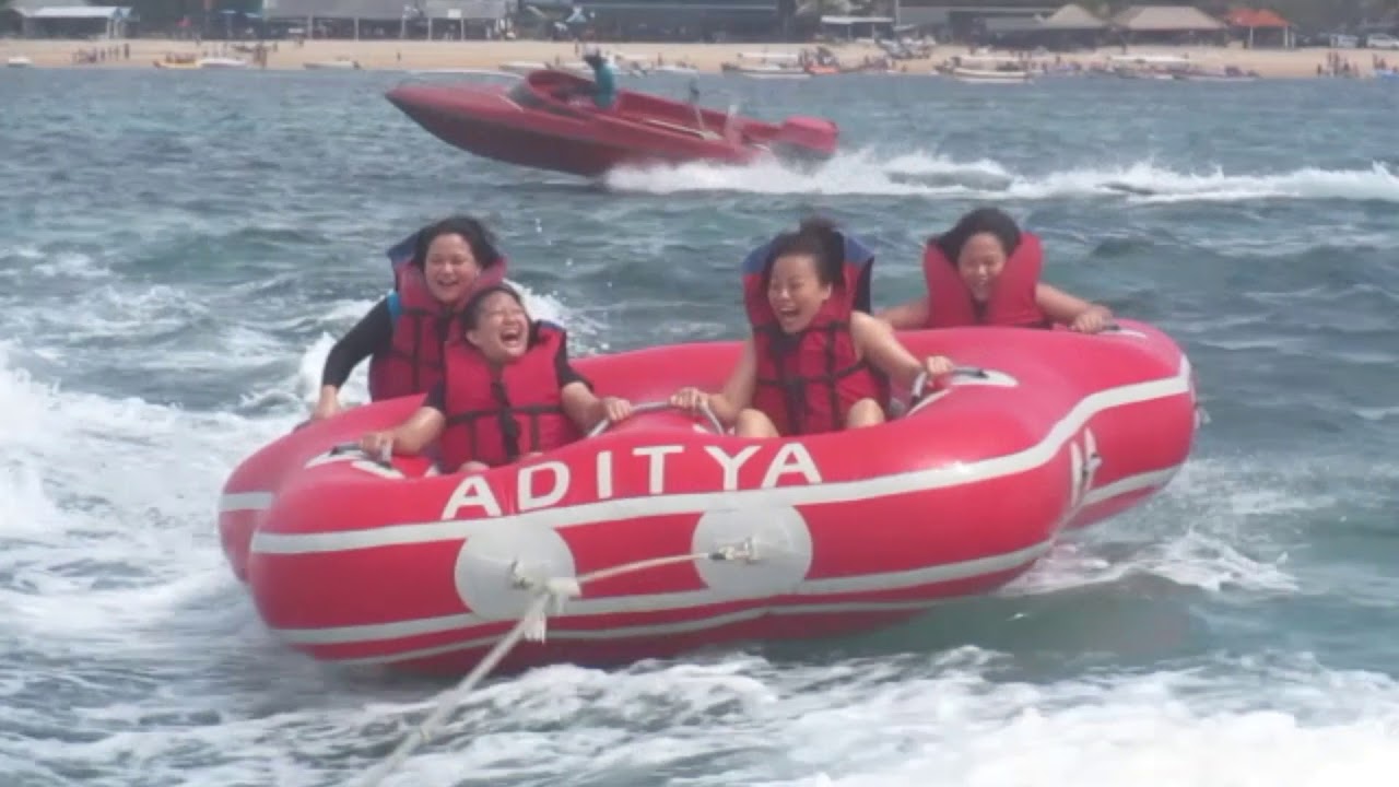 Rolling Donut Ride Bali | Water Sports Tanjung Benoa (HD)