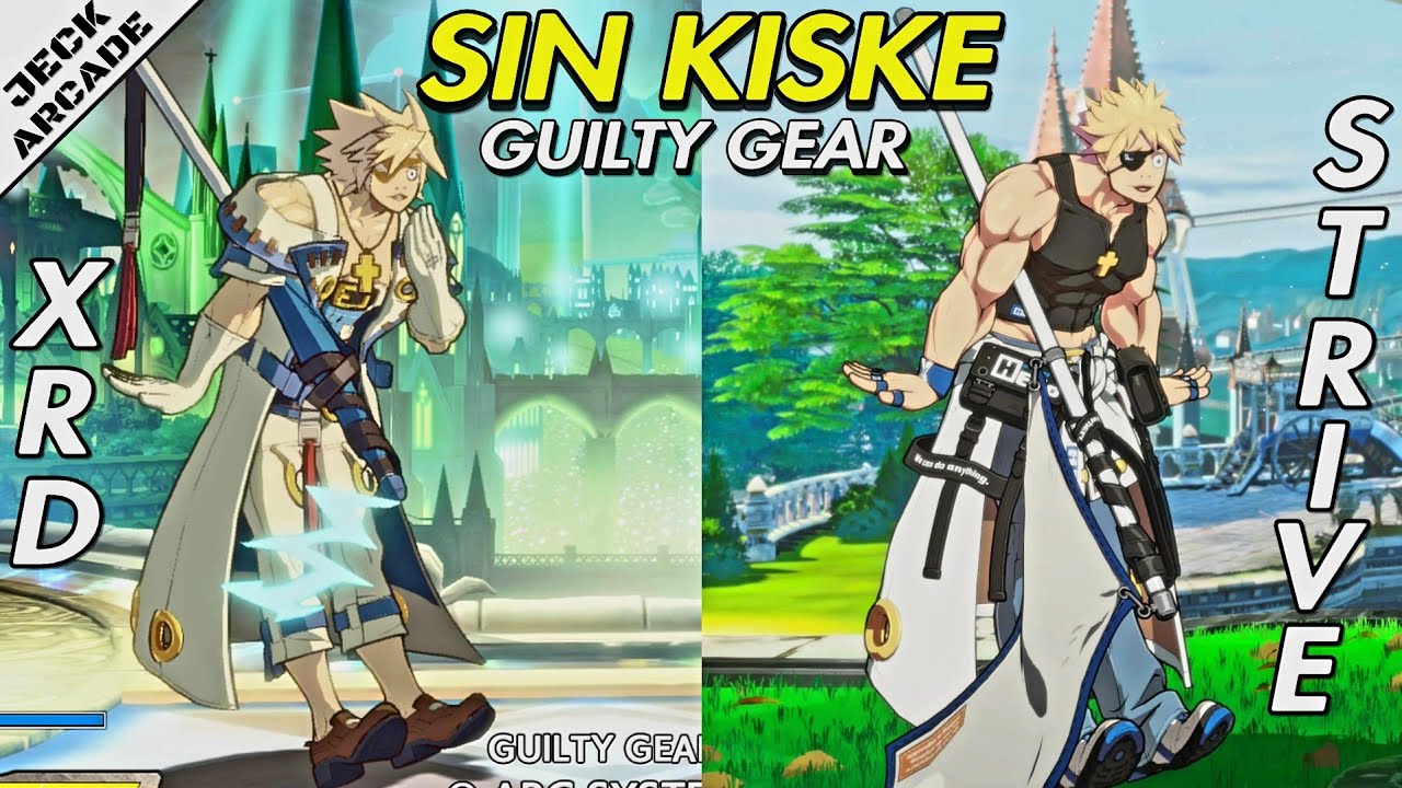 Quick Comparison - Sin Kiske - Guilty Gear Strive vs Xrd