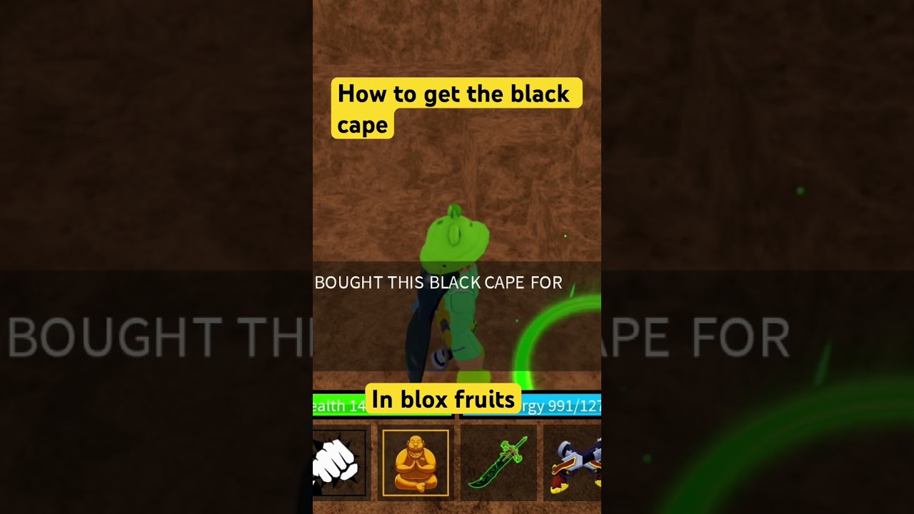 How to get the black cape