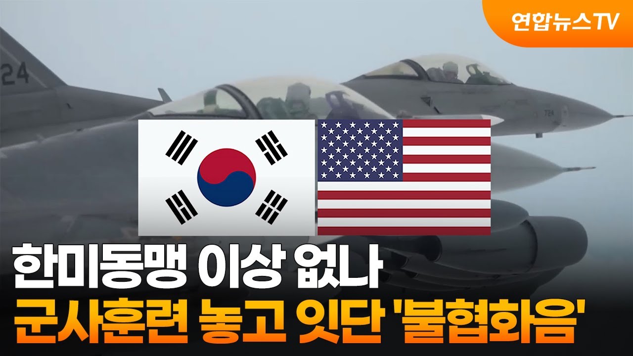 한미동맹 이상 없나…군사훈련 놓고 잇단 '불협화음'  / 연합뉴스TV (YonhapnewsTV)