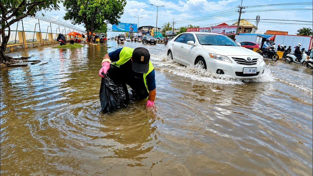 🌧️ Massive Flooding After Heavy Rain | Streets Turn Into Rivers