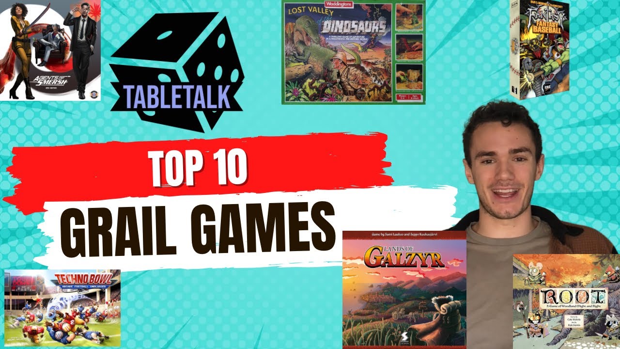 Top 10 Grail Games | The Rarest Board Games!