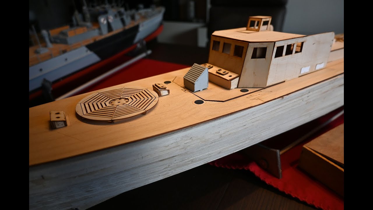 Minen R&auml;umboot 1914 bis 1945, 1:35, Standmodell oder RC Bau
