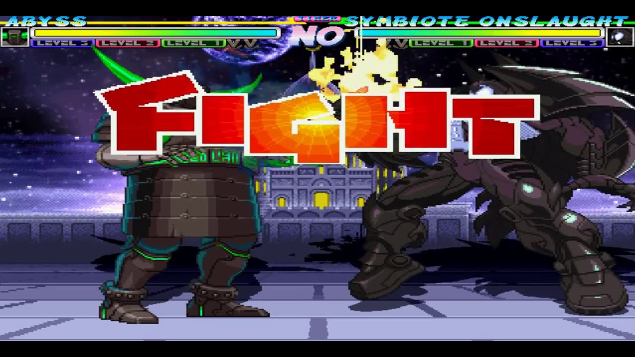 Mugen Random Battles: Abyss vs Symbiote Onslaught