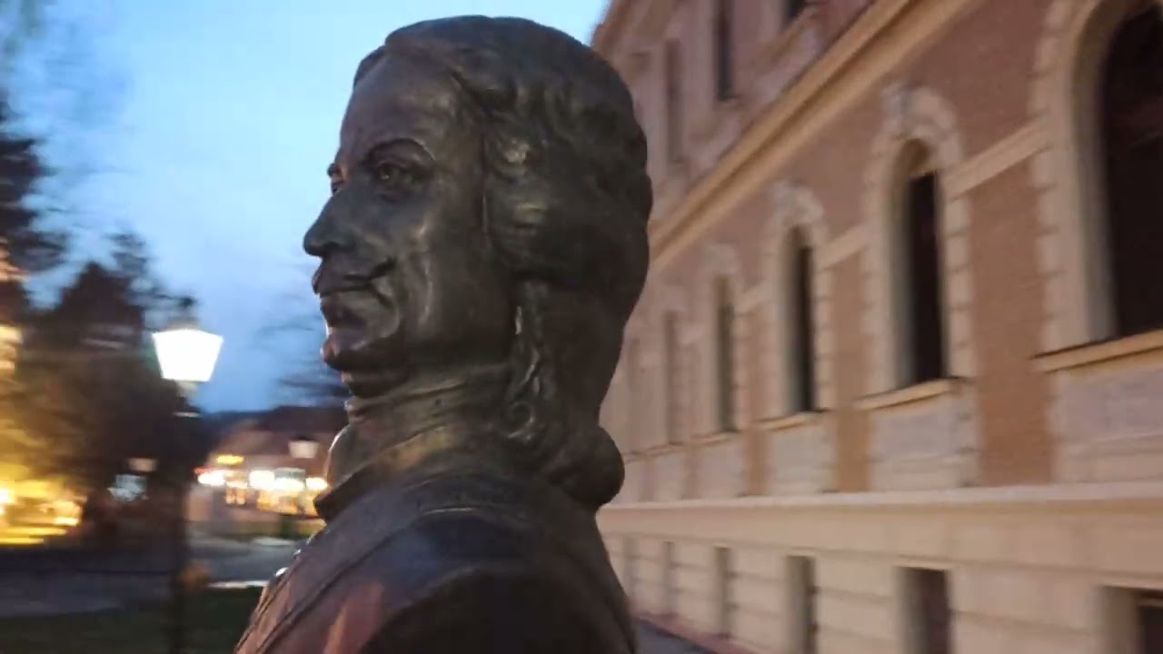 Бюст Петра I Великого. г.  Сремски - Карловци.  Сербия.