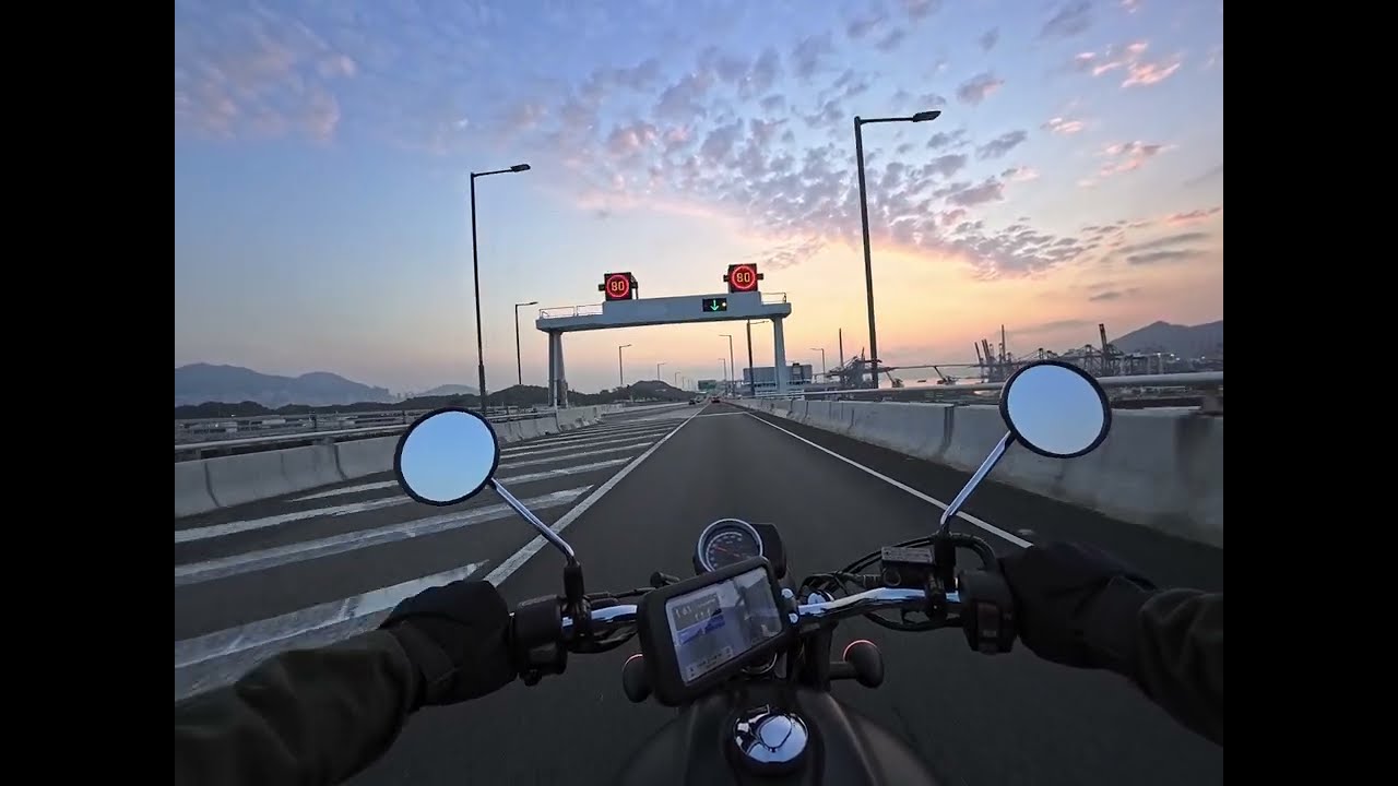 Evening Ride thru Central Kowloon Bypass, Tsing Sha Hwy & Tai Lam Tunnel