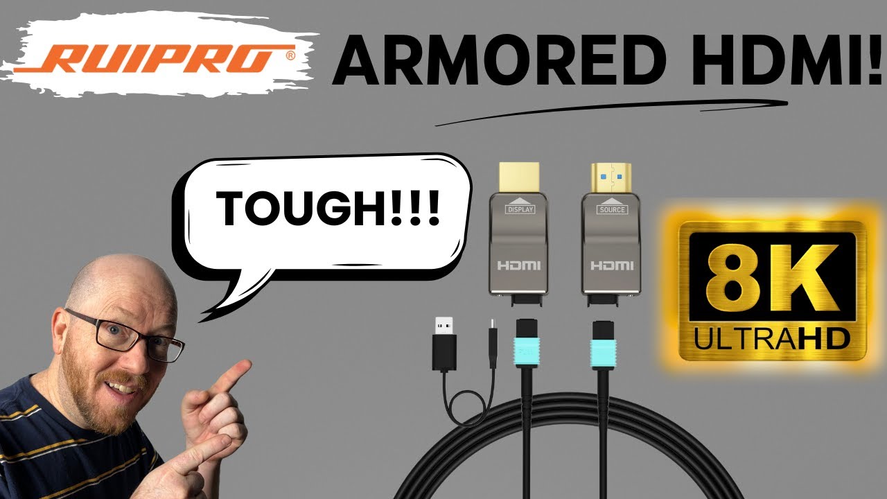Reinforced HDMI Fiber Optic Cable - Ruipro HDMI