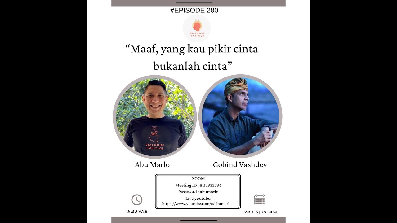 Dialogue Positive with Gobind Vashdev : 