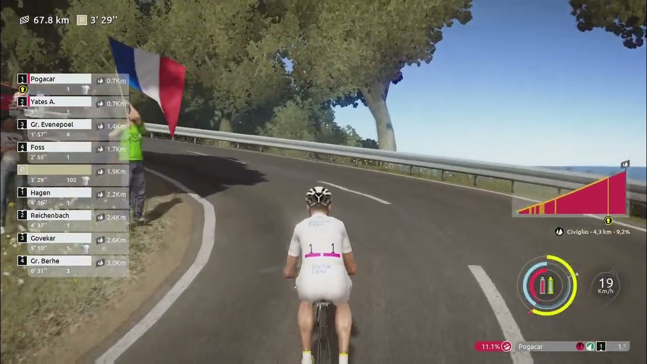SIMULANDO EL MUNDIAL DE RUTA DE CICLISMO 2025 EN EL JUEGO CON TADEJ POGACAR!!!!!