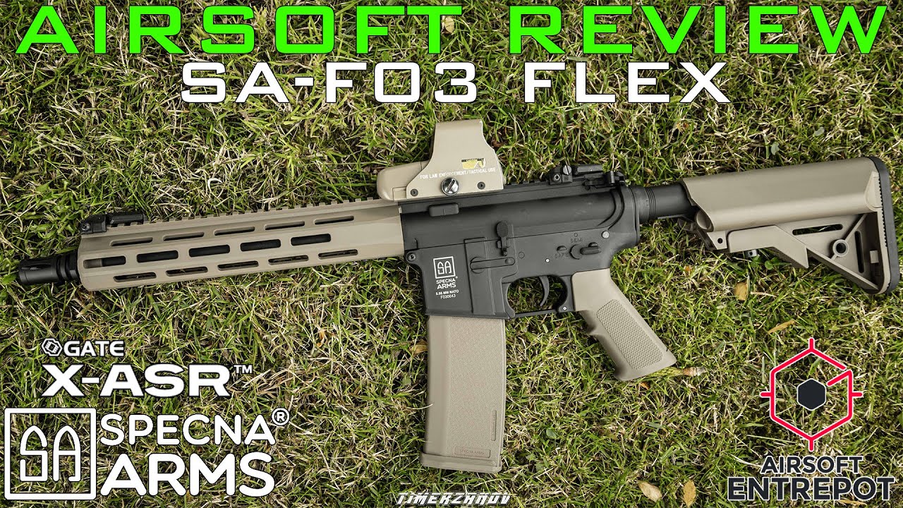 Airsoft Review #306 Specna Arms SA-F03 Flex™ X-ASR Gate AEG (Le M4 pas cher ?) (Airsoft Entrepot)