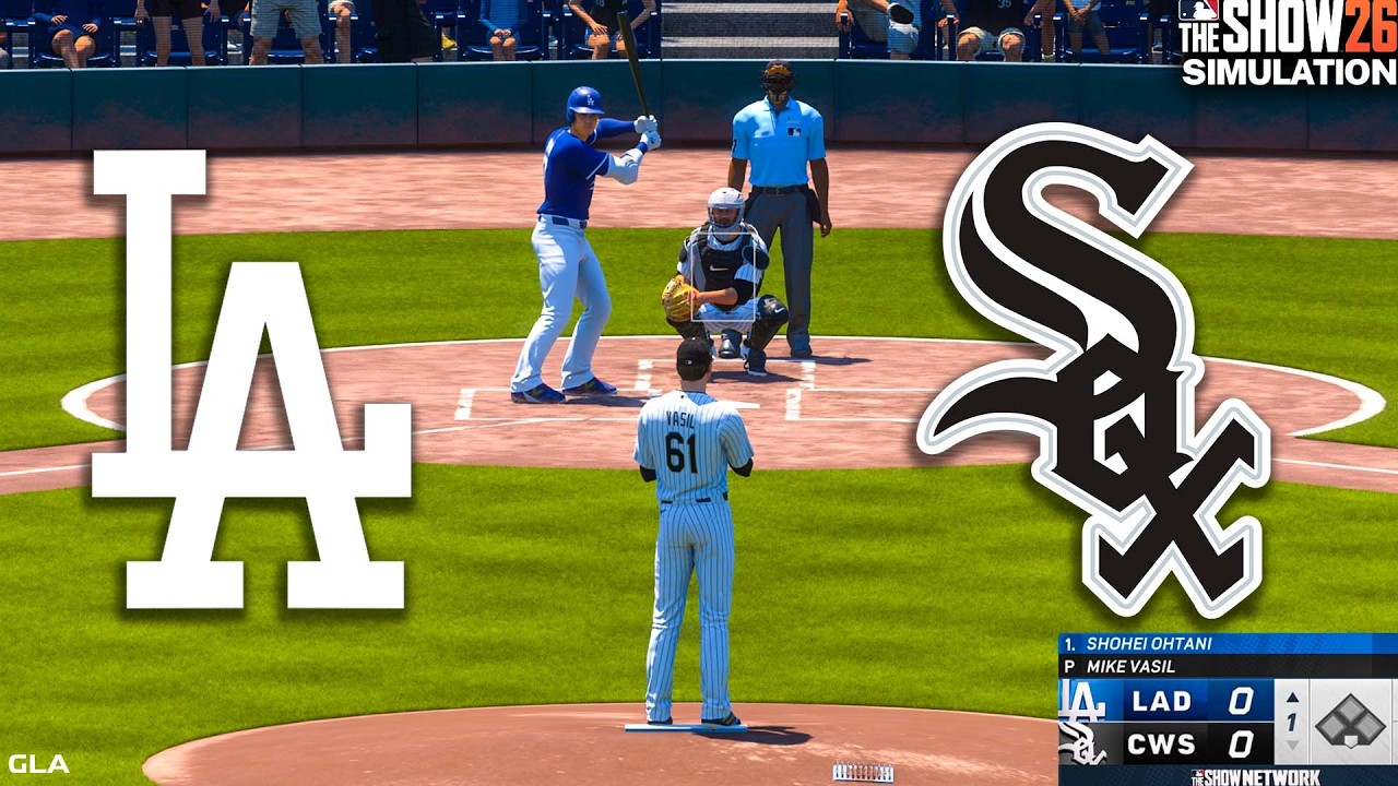 Dodgers vs. White Sox Simulation | 3/14/26 Spring Training | MLB The Show 26 PS5 Gameplay