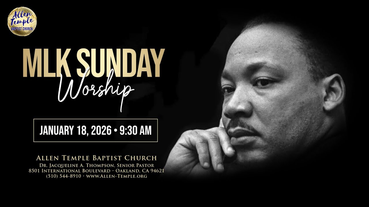 January 18, 2026 – Martin Luther King, Jr Sunday Worship - Pastor Jacqueline Thompson