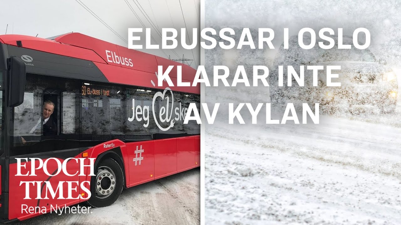 Elbussar i Oslo klarar inte av kylan