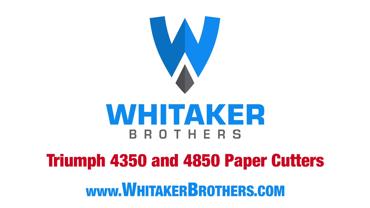 Triumph 4350 & 4850 Paper Cutters