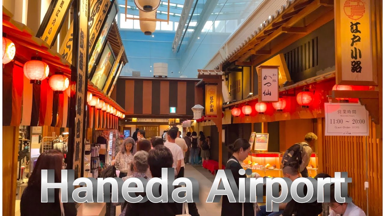 【4K】Haneda Airport Walking  ✈️ The Beautiful Airport in Tokyo Japan 羽田空港でお散歩