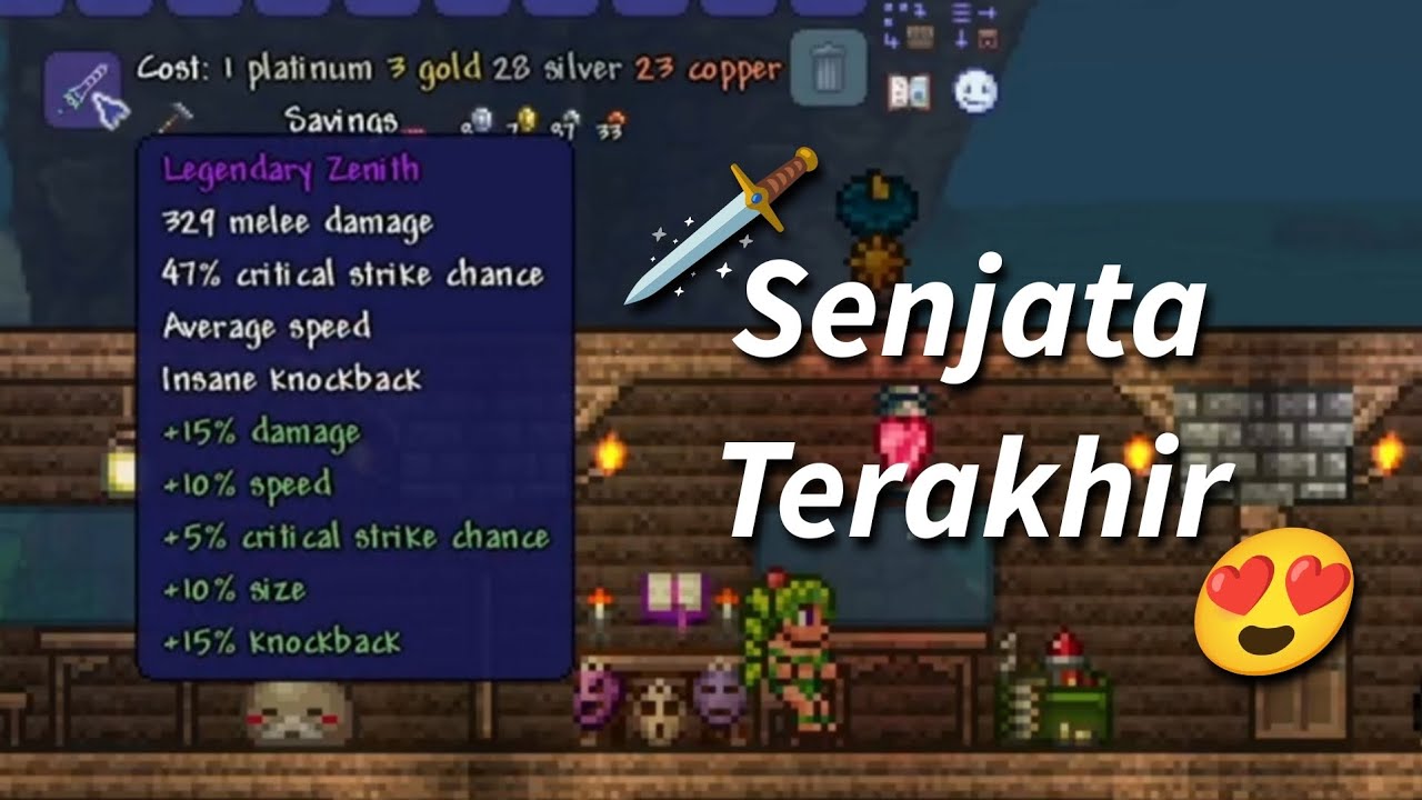 Pedang Overpower Telah Tiba | Classic | Small World | Warrior | #Terraria 