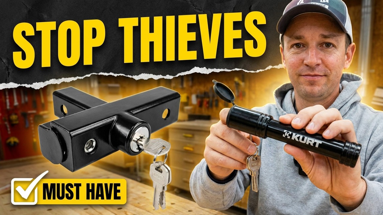 Important Theft Protection! Trailer Hitch Lock | Link in Description👇