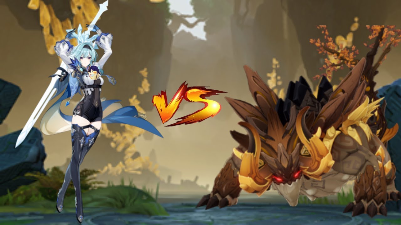 [Genshin Impact] Eula Raiden comp vs Azhdaha