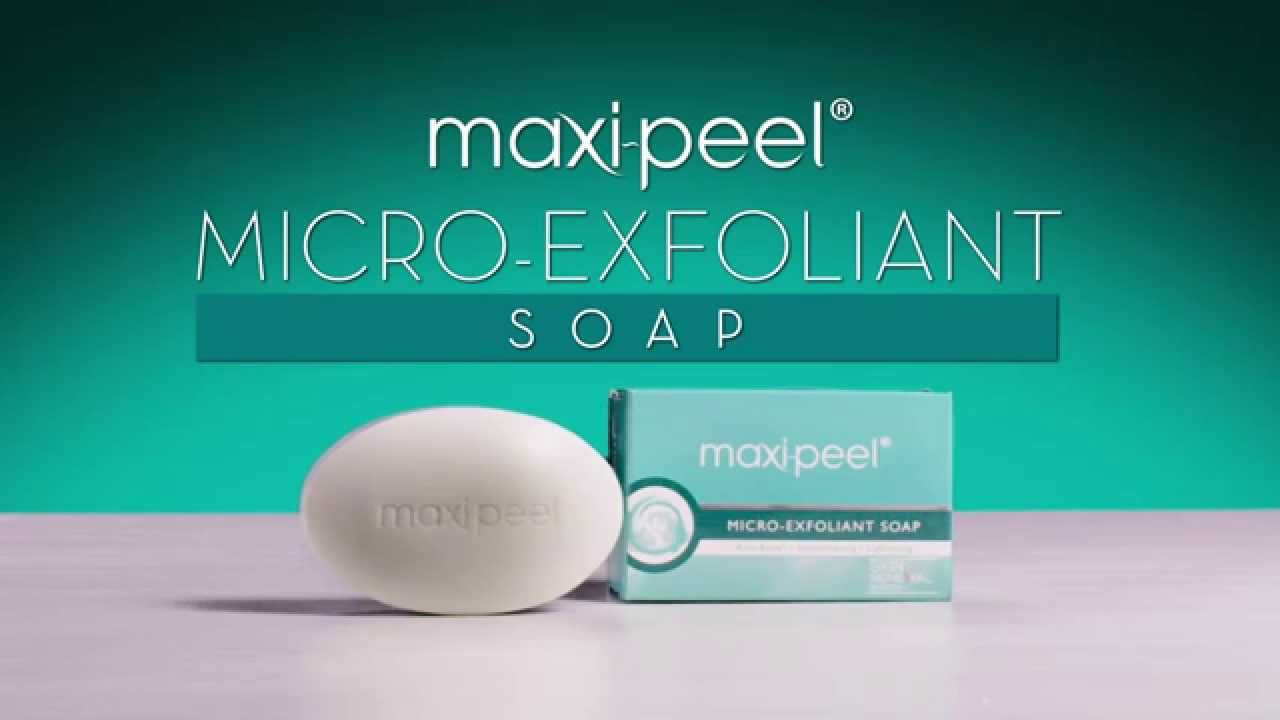 How to Exfoliate All Over with MAXI-PEEL Exfoliant Soap