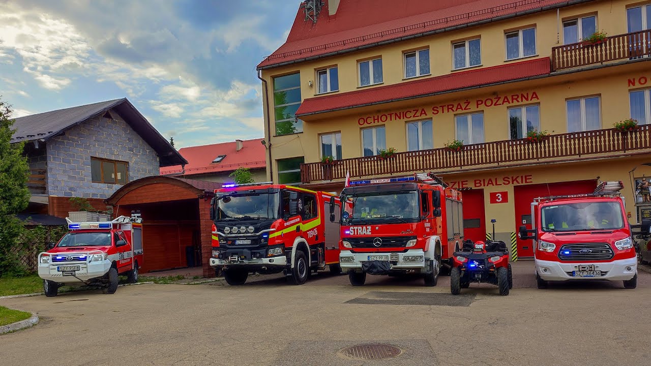 OSP Międzybrodzie Bialskie - Pokaz Wyposażenia Bojowego