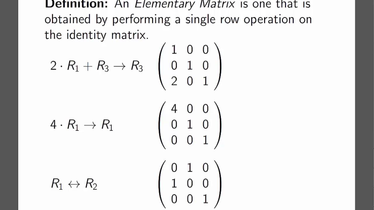 Determinant Theorems and Proofs (part 1 of 4) - Preliminary stuff