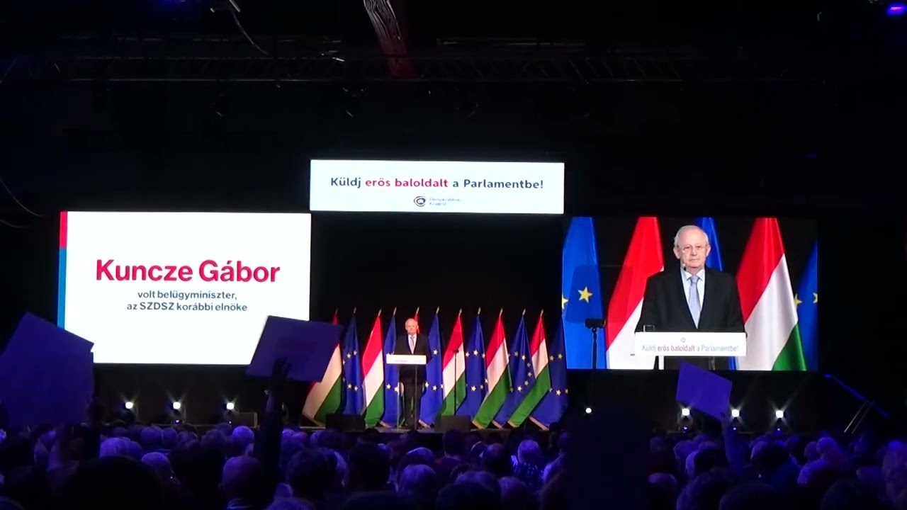 Kuncze Gábor beszéde a DK kampányindító gyűlésén 2026