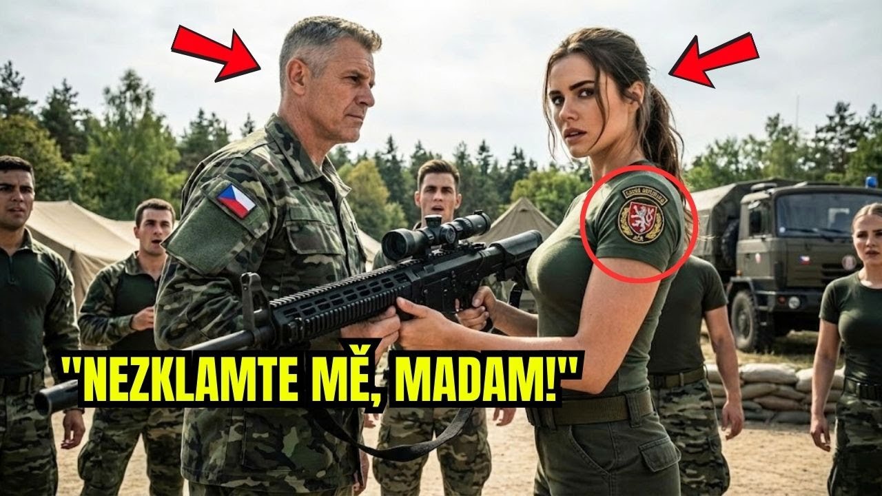 Generál jí podal M82, ale ztuhl. Všiml si odznaku elitní odstřelovací jednotky.