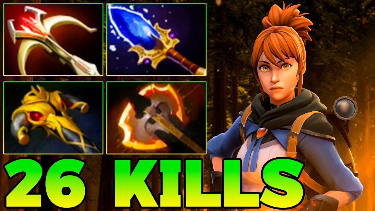 7.40 26 Kills Marci Dota 2 !! Marci Dota 2 Safe Lane Carry Guide Pro Gameplay Build 7.39