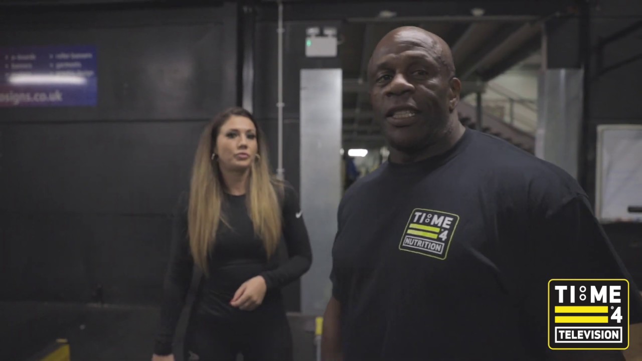 Time 4 Nutrition Athlete Pat Warner Gym Visit to Area 51 Fitness in Crewe - Great Bodybuilding Gym
