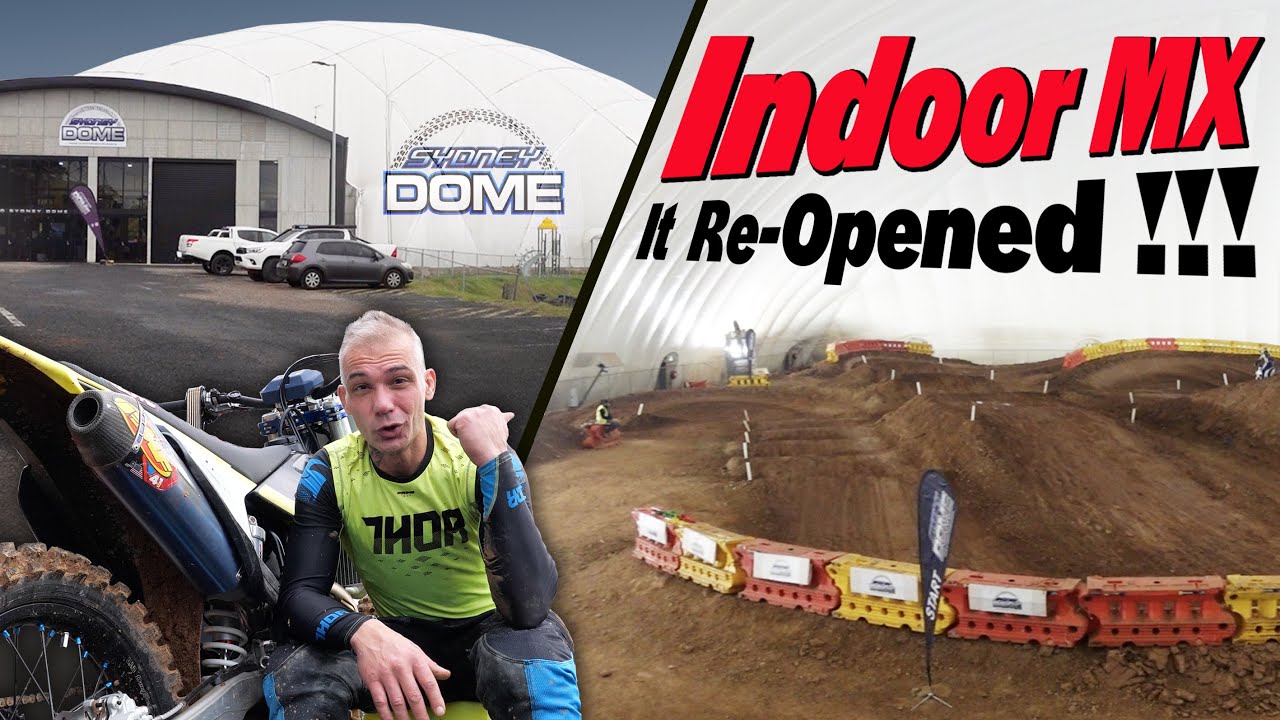 WOW it Reopened!!!  Indoor MX Track  at  Sydney Motorsport Park.  