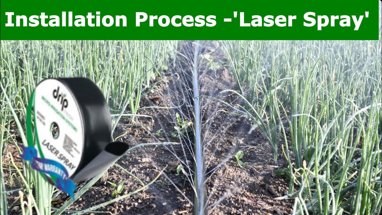 Laser Spray (Rain Pipe / Rain Hose) Installation process.