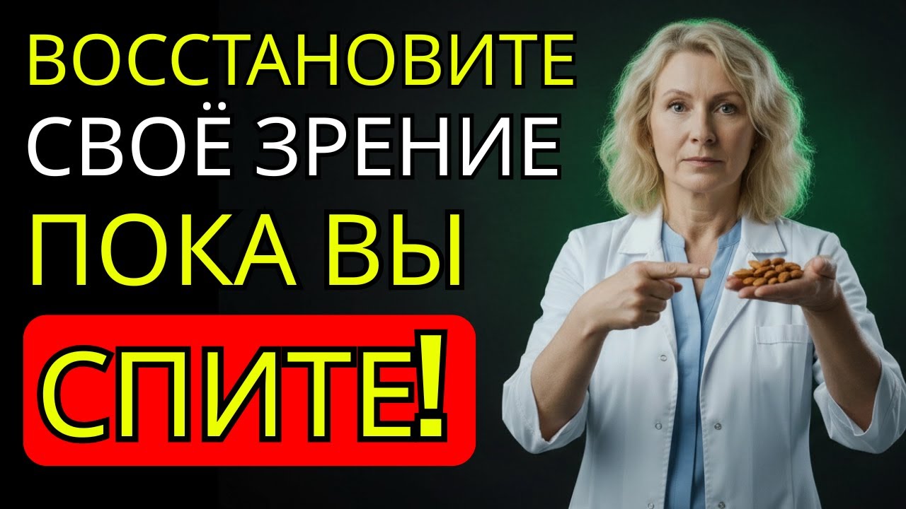 После 60 лет: СЪЕШЬТЕ ОРЕХИ ПЕРЕД СНОМ — ГЛАЗА ВОССТАНАВЛИВАЮТСЯ ВО СНЕ