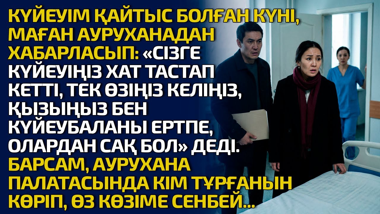 КҮЙЕУІМ ҚАЙТЫС БОЛҒАН КҮНІ МАҒАН АУРУХАНАДАН ХАБАРЛАСЫП: СІЗГЕ КҮЙЕУІҢІЗ ХАТ ТАСТАП КЕТТІ ТЕК ӨЗІҢІЗ
