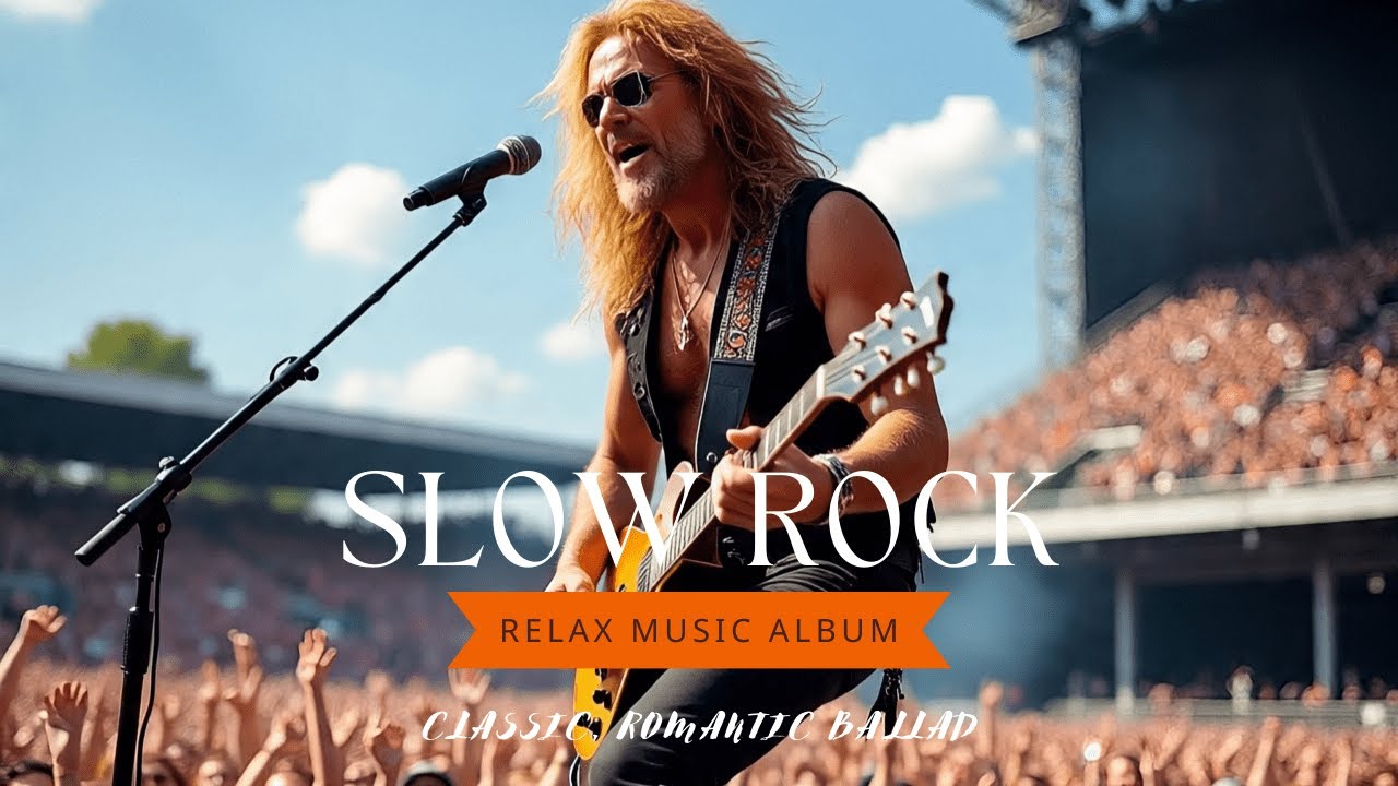 Slow Rock Romantic Rock clasic rock Ballads for Emotional Relaxation and Timeless Love 🎸🎶