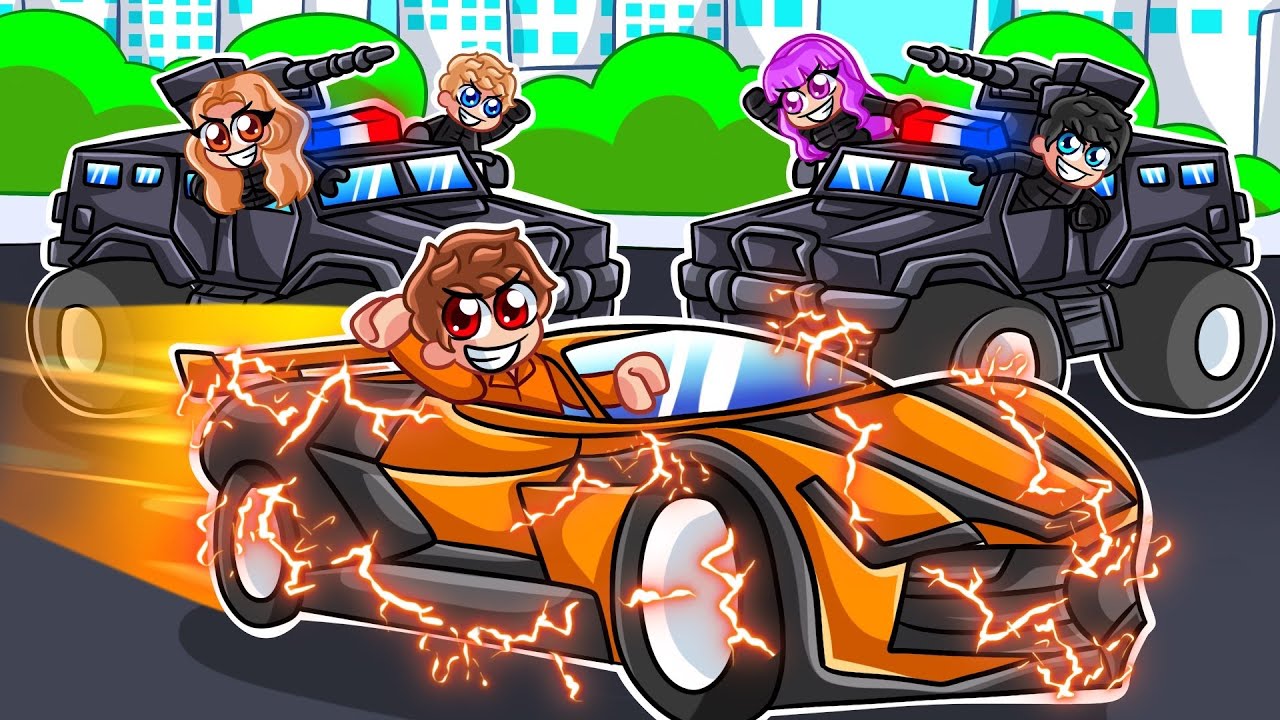 Conseguí un Coche de PRESO Escapar de la POLICÍA en Roblox!