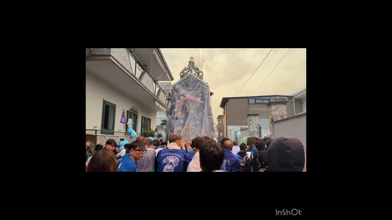 1* giorno Video via lemitone e traverse 😊 Evviva Maria ss di Casaluce 🤍🩵 ottobre 2025