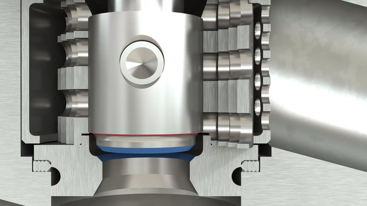 3D-Animation erklärt Hochdruckregelventil