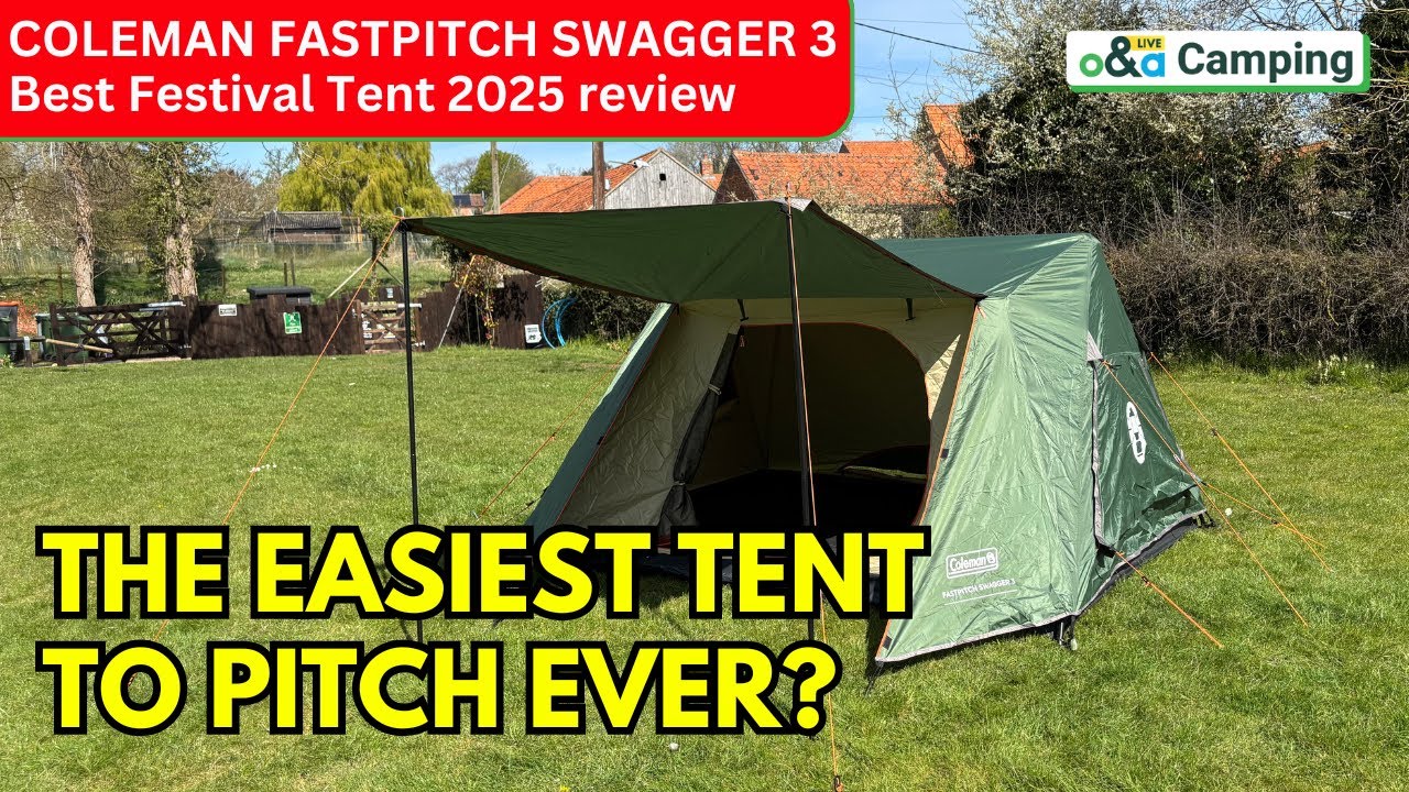 An award-winning and easy-to-pitch tent: the Coleman FastPitch Swagger 3