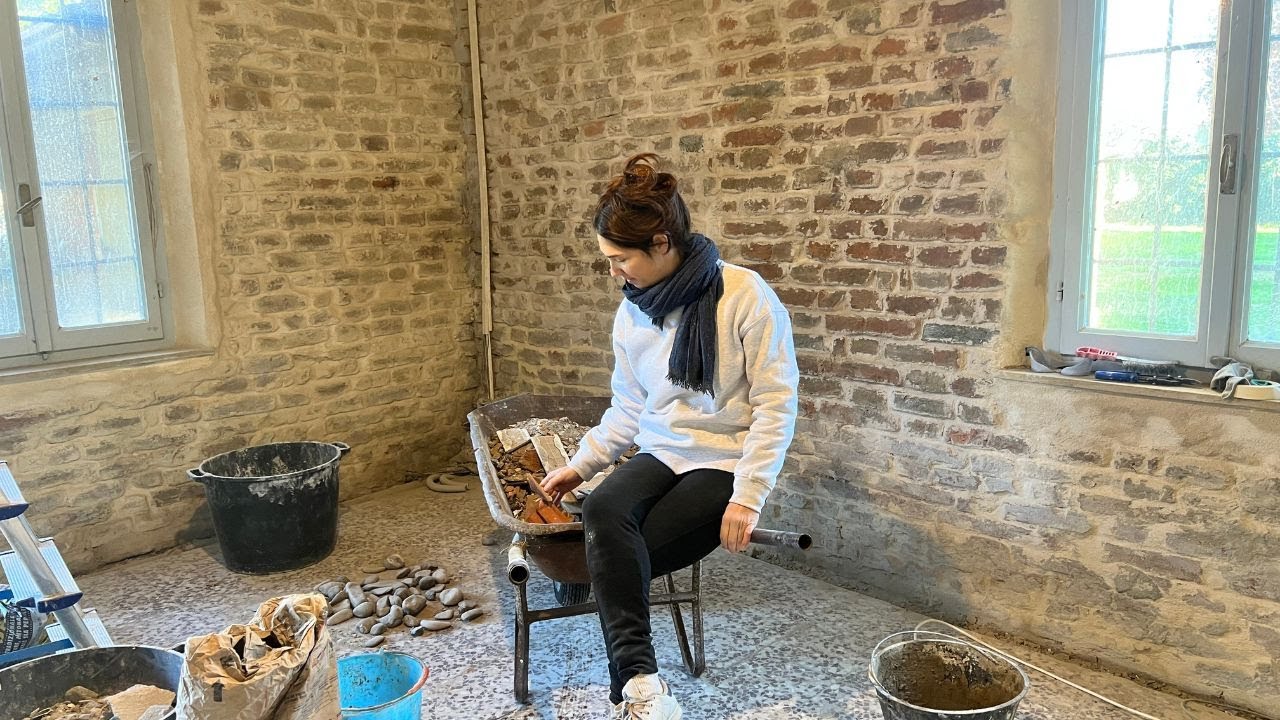 🏡RISTRUTTURAZIONE DEL CASALE/ Nuovi lavori, orto e coniglietto selvatico 🐰 