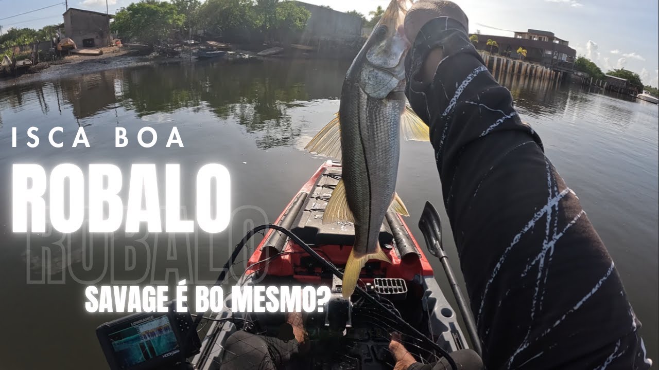 SAVAGE 65 FUNCIONA MESMO? ROBALOS ATACANDO NA ARTIFICIAL ⚡🐟