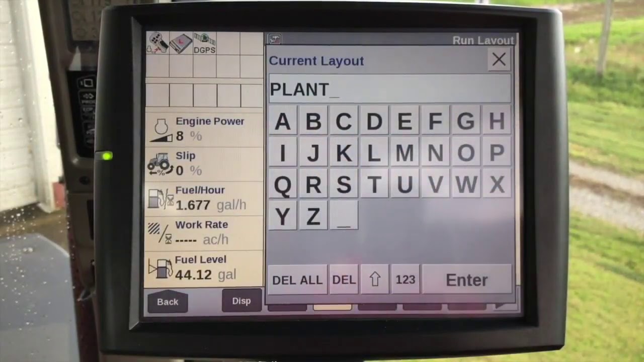 AFS Pro  700 Run Screen Layouts