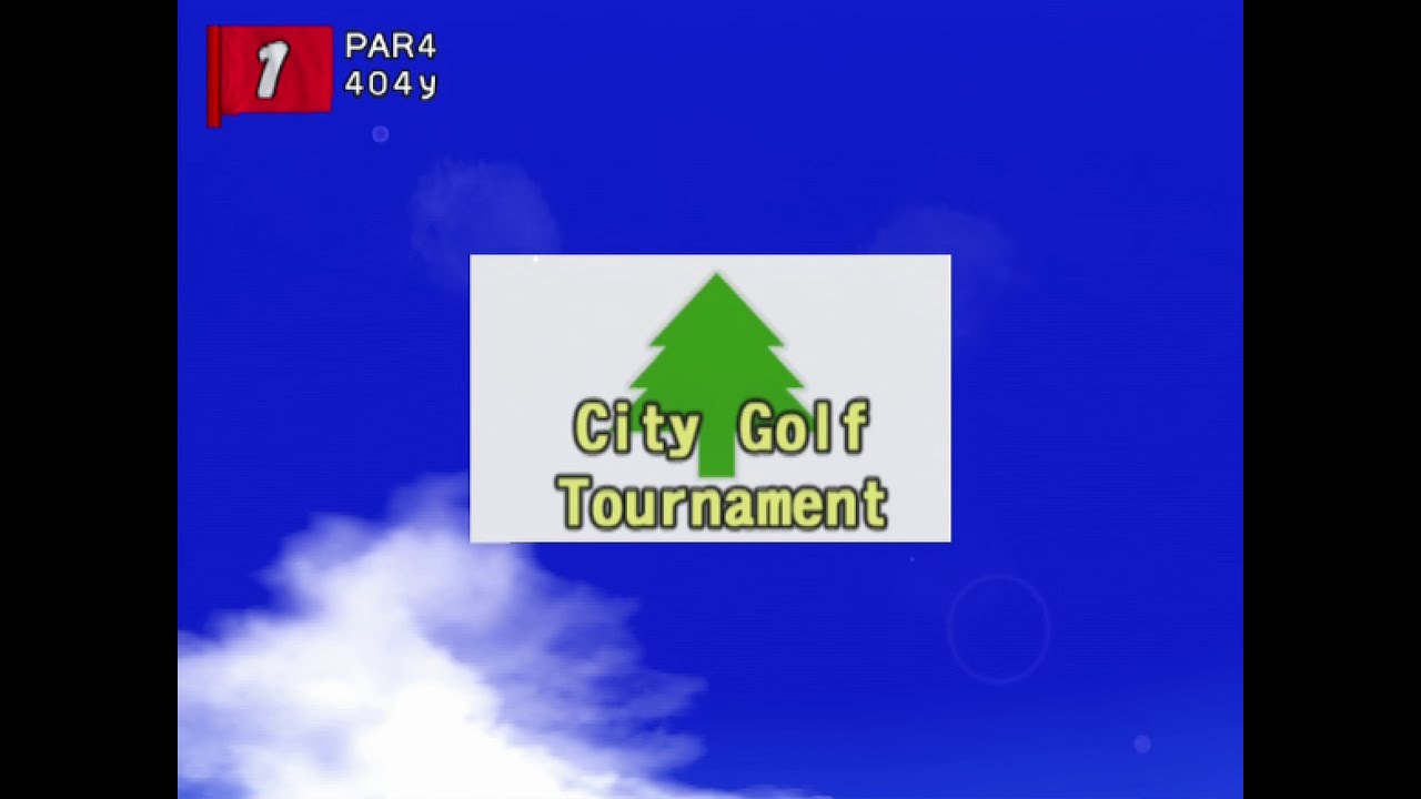 Hot Shots Golf 3 (PS2) - 1.  City Golf Tournament