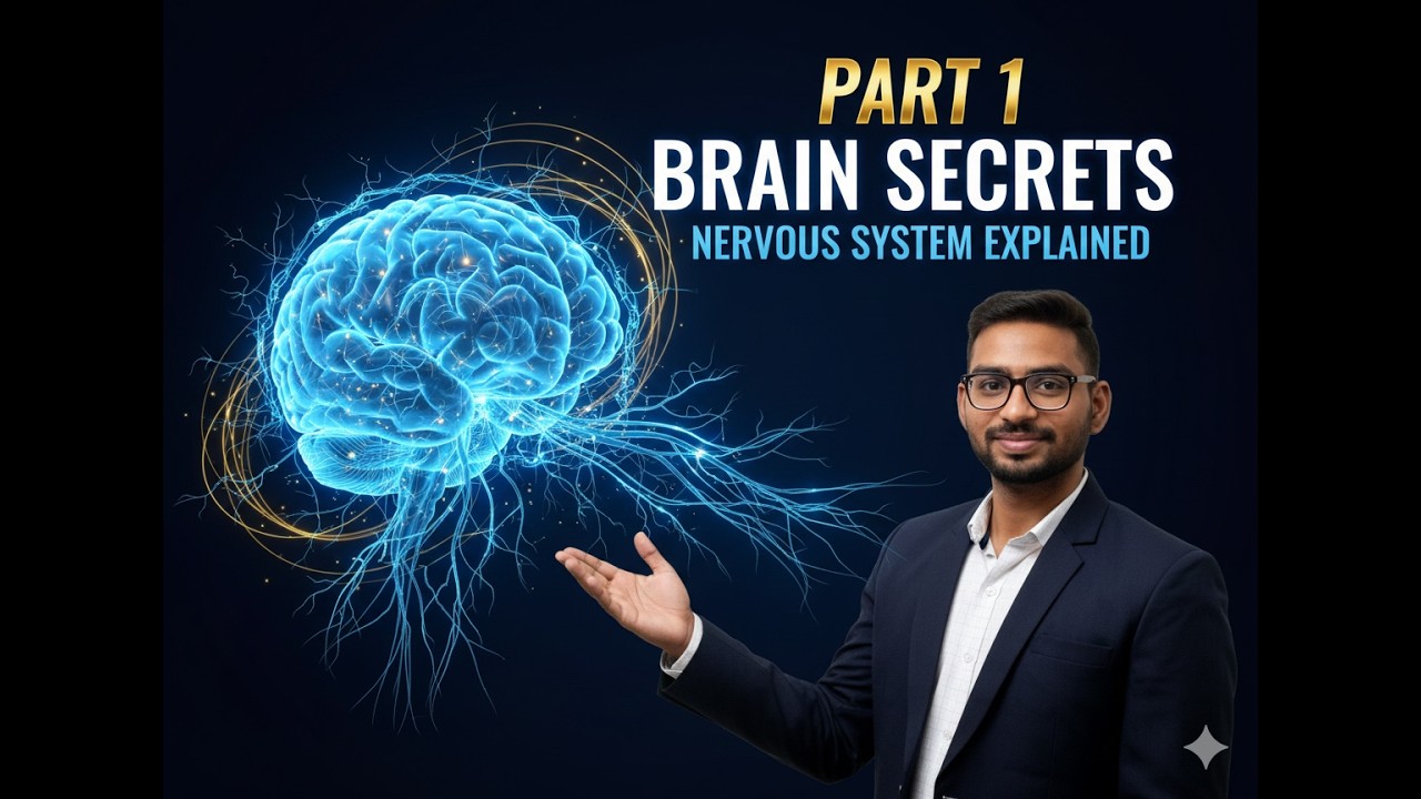 Human Brain Explained Part 01 |  Biology | Nervous System  | Reskool