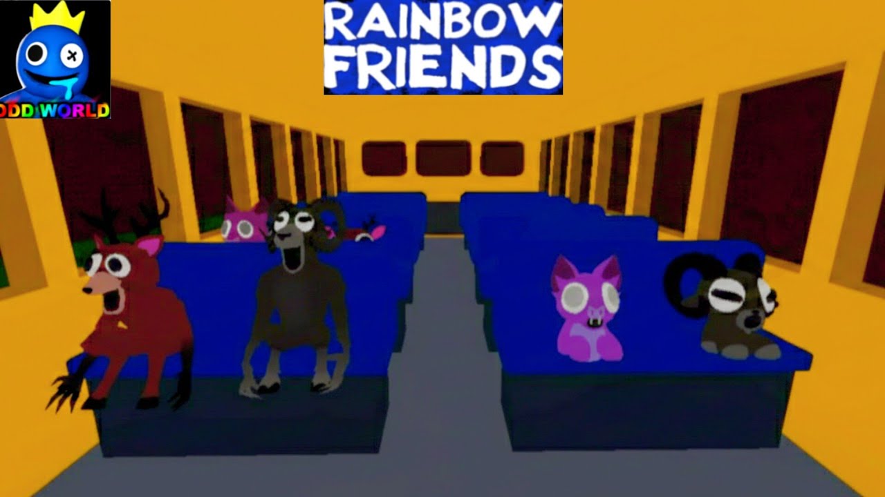 Playing As Baby Deer Bat Ram Norml Deer Bat Ram In Rainbow Friends Full Gameplay #rainbowfriends 