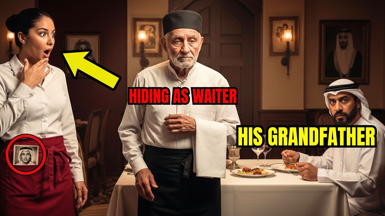 Arab billionaire didn't recognize his GRANDFATHER hiding as waiter - she did from 70-year-old photo!