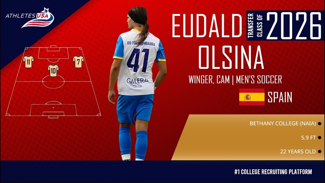 Men's Soccer | Winger, CAM | Eudald Olsina, Spain | Highlights | Transfer 2026