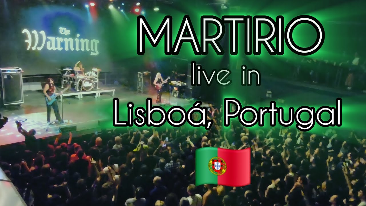 THE WARNING - MARTIRIO - LISBON, PORTUGAL 4/6/24 #music #martirio #fyp ‎⁨@LiveMartin⁩  #martintw