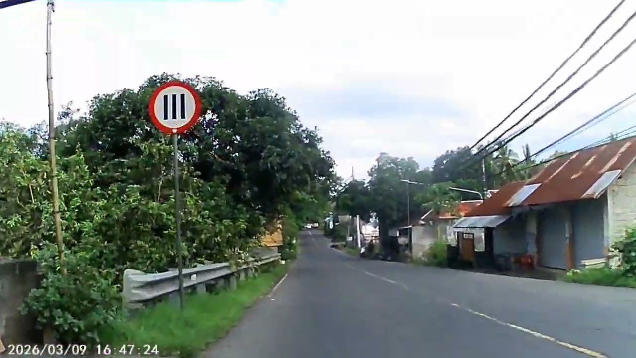 Hasil rekaman video action kamera KOGAN 4K wifi di jalan raya 