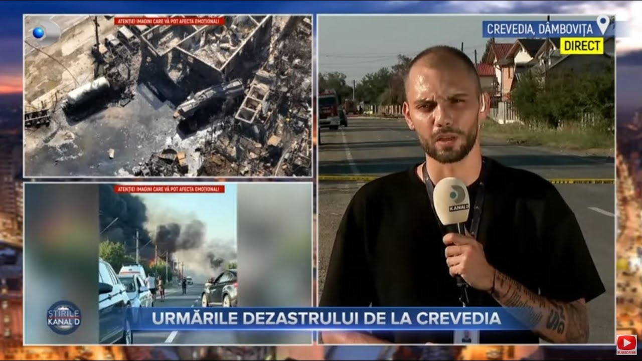 Stirile Kanal D(27.08.) - Urmarile dezastrului de la CREVEDIA | Imagini exclusive | Editie de seara