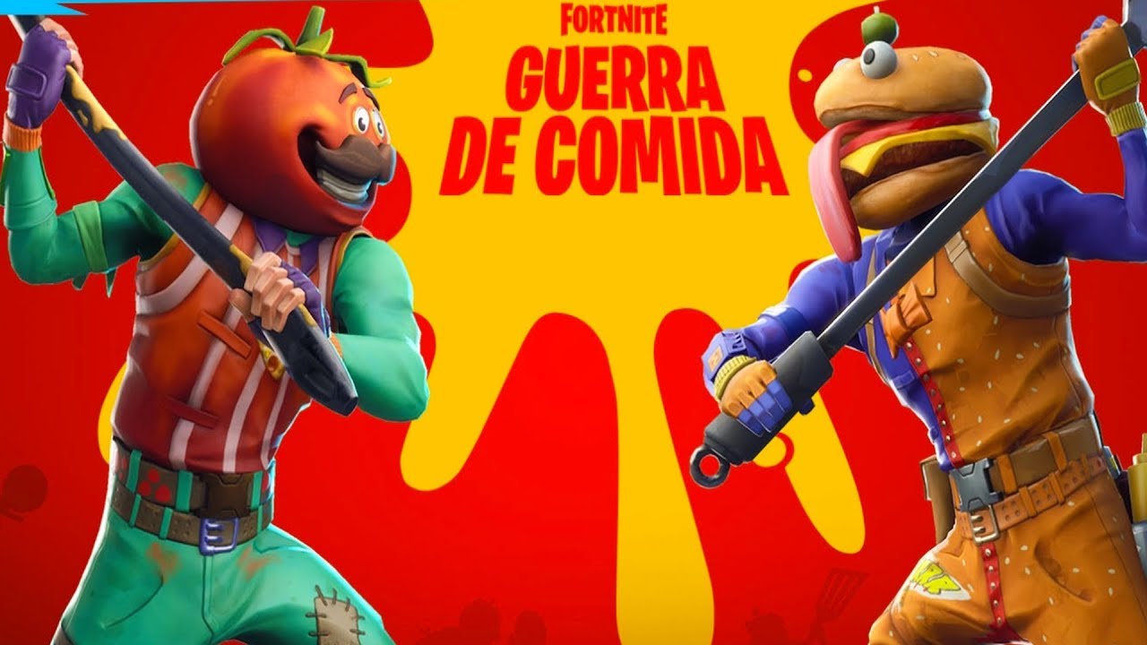 GUERRA DE COMIDA EN FORTNITE